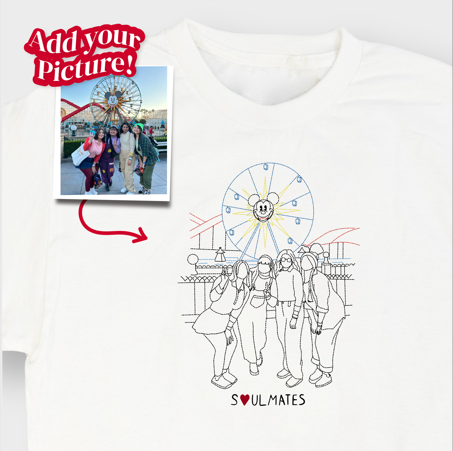 Kausen Custom Embroidered T-Shirt-2