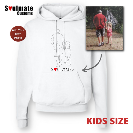 Kausen Custom Kids Size Embroidery Hoodie