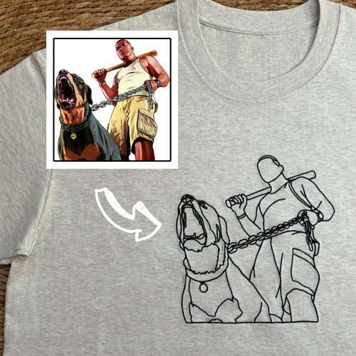 Kausen Custom Embroidered T-shirt - GTA 5