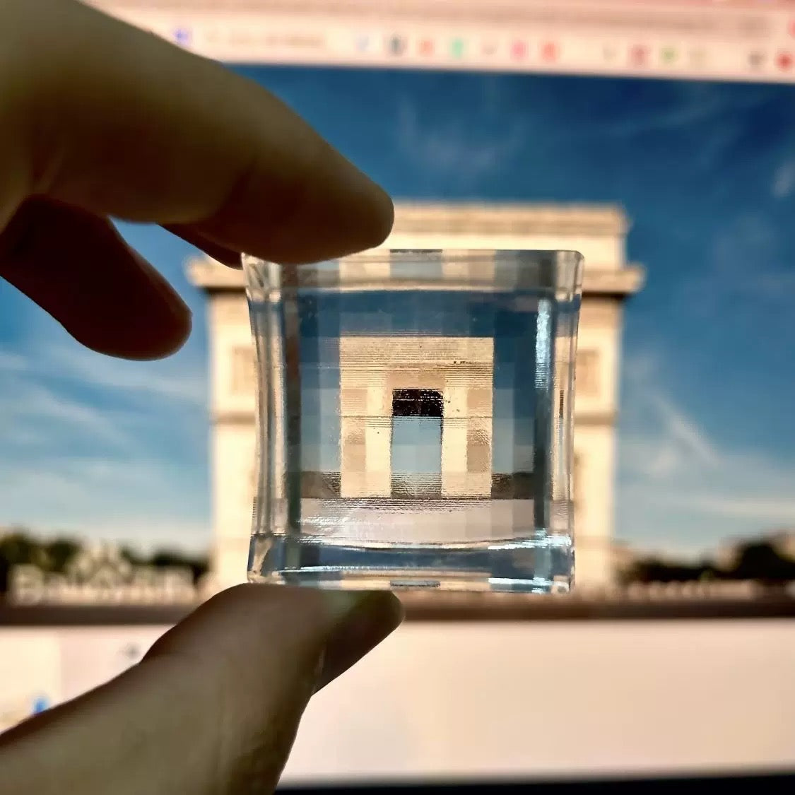 Kausen Minecraft Filter Keychain - Pixel Portal