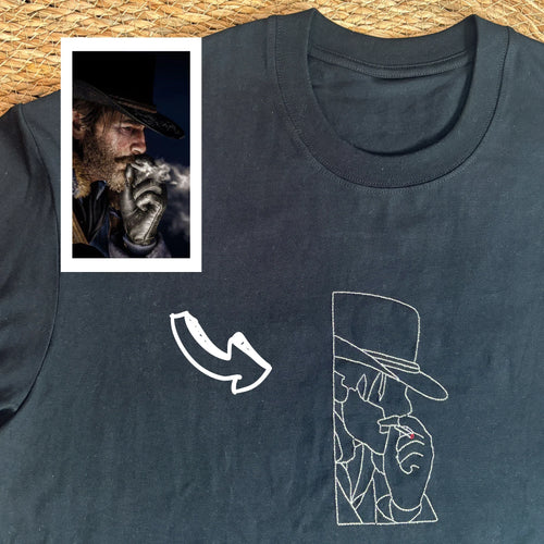 Kausen Custom Embroidered T-shirt - RDR2